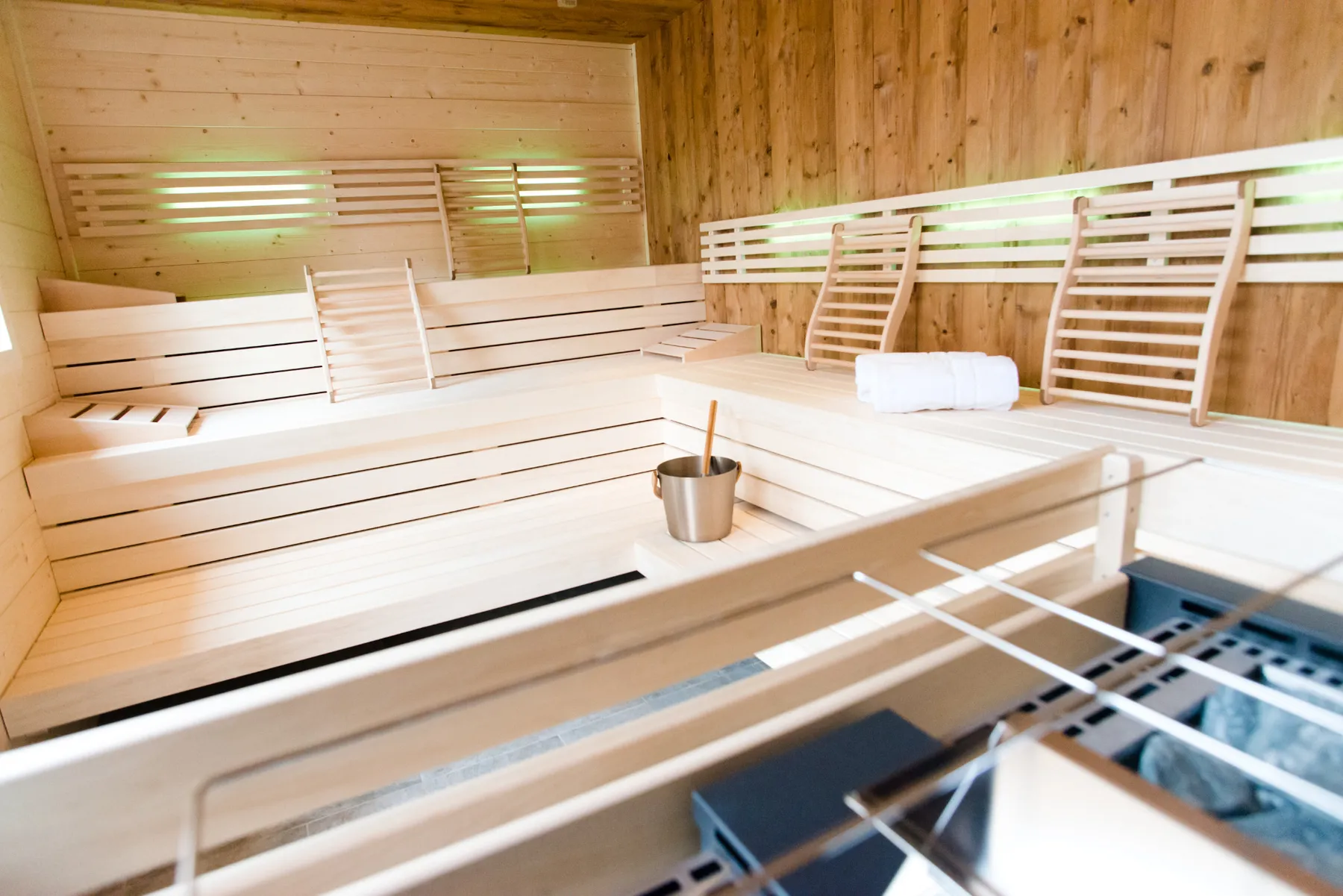 Sauna w hotelu Häuserl im Wald